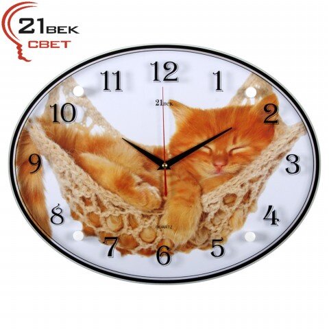 3546-120 (в кор.5шт.) - Часы овальные настенные&amp;quot;Ко [01079537]