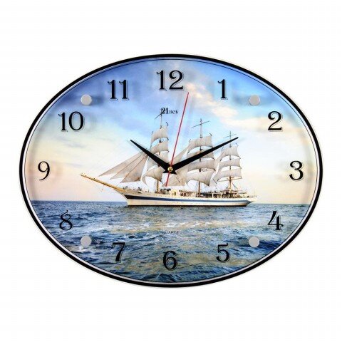 3546-17 (в кор.5шт.) - Часы овальные настенные&amp;quot;Кор [01072183]