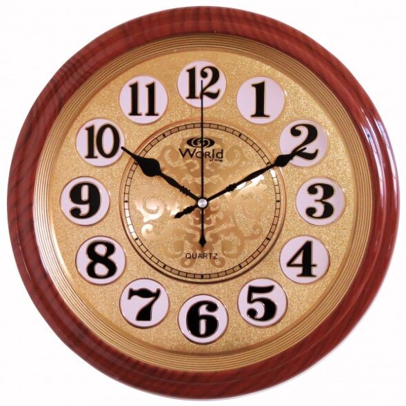 7004k G (в кор.20шт.) - Часы настенные WORLD, цифе [01086459]