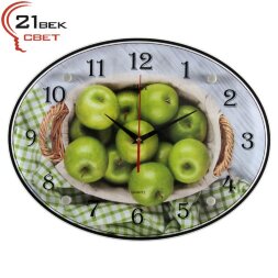3546-174 (в кор.5шт.) - Часы овальные настенные&amp;quot;Бе [01082380]