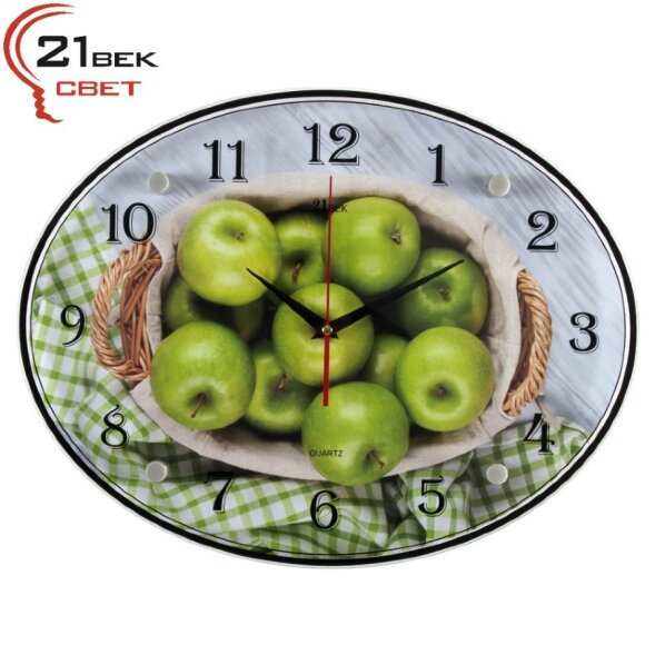 3546-174 (в кор.5шт.) - Часы овальные настенные&amp;quot;Бе [01082380]