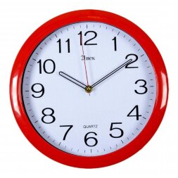 6026 RED (в кор.10шт.) - Часы настенные круг.&amp;quot;Клас [01072268]