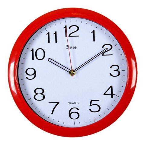6026 RED (в кор.10шт.) - Часы настенные круг.&amp;quot;Клас [01072268]
