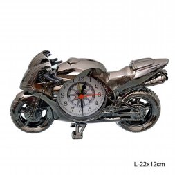 628725 (в кор.96шт.) - Часы настольные &amp;quot;Мотоцикл&amp;quot;/ [01081957]