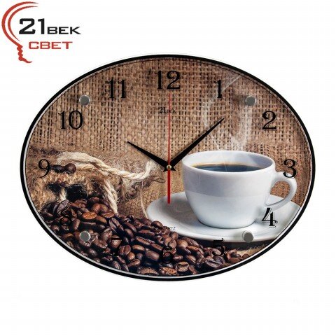 3546-250/403 (в кор.5шт.) - Часы овальные настенны [01078299]