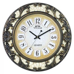 7258WS D (в кор.10шт.) - Часы настенные WORLD,  ме [01086535]