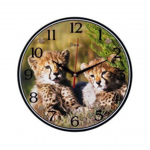 3030-72 (в кор.10шт.) - Часы круглые&amp;quot;Тигрята&amp;quot;21 Ве [01072246]