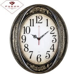 6453-001 (в кор.5шт.) - Часы настенные овал., корп [01086973]