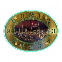 3546-M10G (в кор.5шт.) - Часы настенные овальные м [01069415]
