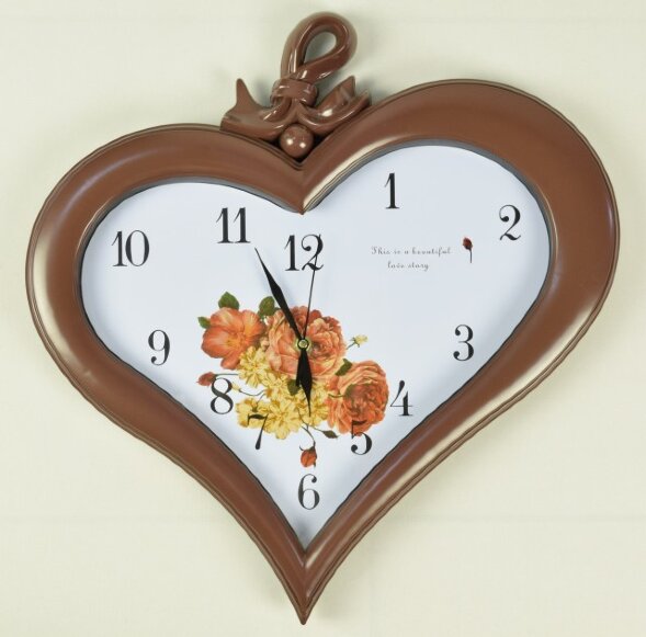 NE-899BW BROWN (в кор.12шт.) - Часы настенные&amp;quot;Серд [01083682]