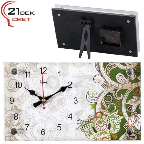 1323-640 (в кор.10шт.) - Часы настольные&amp;quot;Орнамент&amp;quot; [01086947]