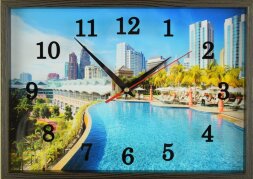 25х35  1007 - Часы настенные Успех в деревянной ра [01086857]