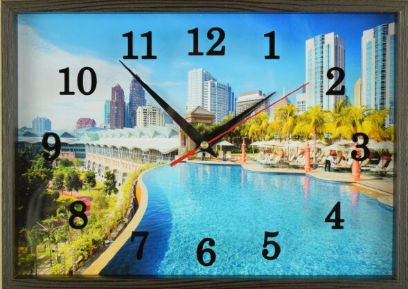 25х35  1007 - Часы настенные Успех в деревянной ра [01086857]