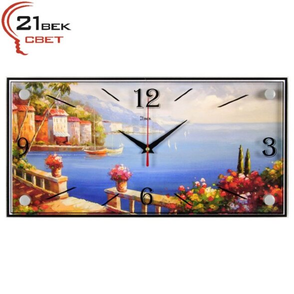 1939-1159 (в кор.10шт.) - Часы настенные &amp;quot;Причал&amp;quot; [01084593]