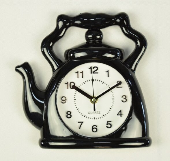 7355WS BL (в кор.24шт.) - Часы настенные кухонные [01086557]