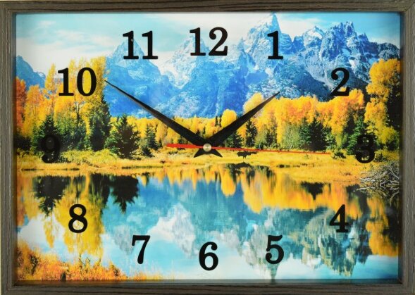 25х35 237 - Часы настенные Успех в деревянной рамк [01086850]