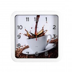 7667-200 (в уп.10шт.) - Часы настенные квадрат., к [01072301]