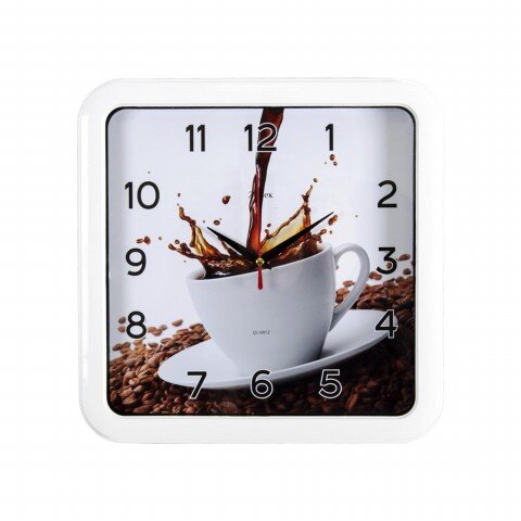 7667-200 (в уп.10шт.) - Часы настенные квадрат., к [01072301]