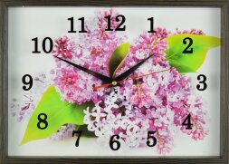 25х35 407 - Часы настенные Успех в деревянной рамк [01086854]