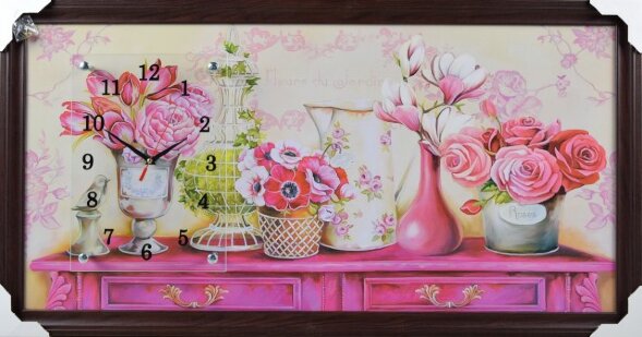 50*100 - Часы-картины настенные в багете Успех, ра [01069817]