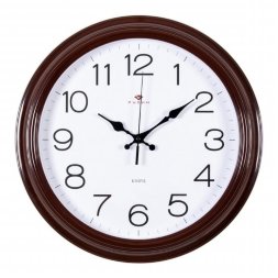 3527-121BR Коричнев. (в кор.10шт.) - Часы настенны [01074590]