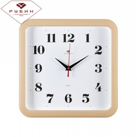 7667-344 Бежев. (в кор.10шт.) - Часы настенные ква [01083540]