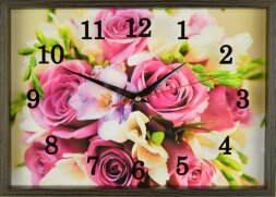 25х35 495 - Часы настенные Успех в деревянной рамк [01086849]