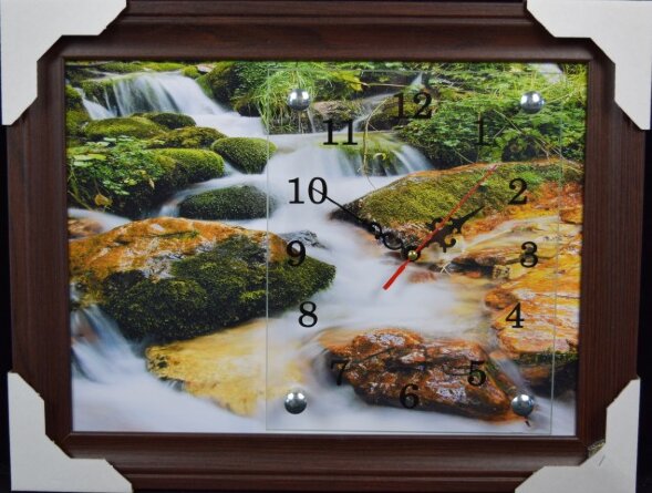 30х40 169 - Часы-картины настенные в багете Успех, [01076682]