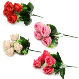 649291 (в уп.200/600шт.) - Цветок искусственный Бу [01105584]