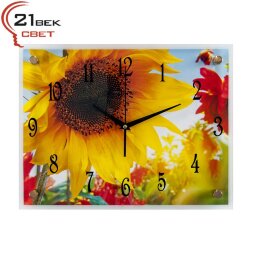 3040-137 (в кор.8шт.) - Часы настенные квадрат.&amp;quot;Со [01084601]