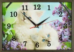 25х35 743 - Часы настенные Успех в деревянной рамк [01086845]