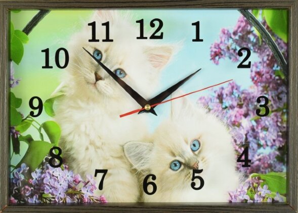 25х35 743 - Часы настенные Успех в деревянной рамк [01086845]