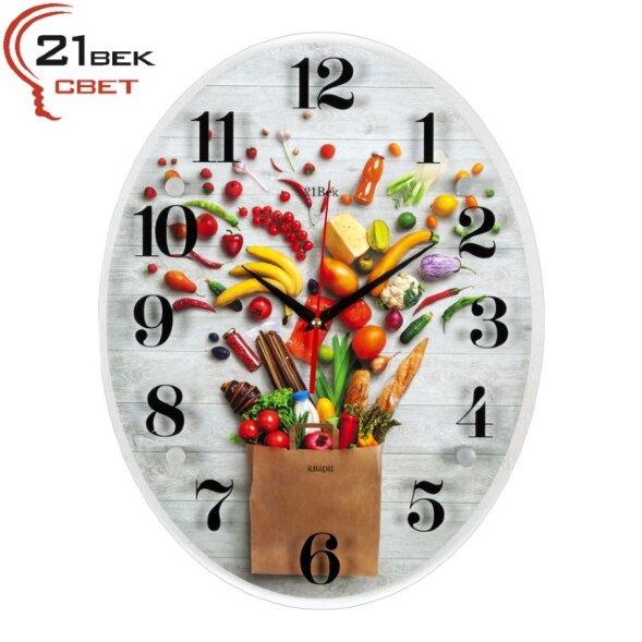 3546-984 (в кор.5шт.) - Часы овальные настенные&amp;quot;Fo [01088038]