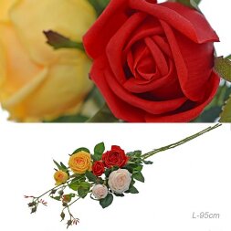 650346 (в уп.24/120шт.) - Цветок искусственный Роз [01094529]