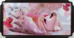 50х100 F-231G - Часы-картины настенные в багете Ус [01074412]