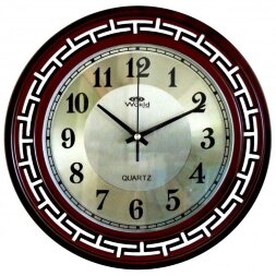 7587k S серебро (в кор.20шт.) - Часы настенные кру [01085191]