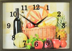 25х35 H122 - Часы настенные Успех в деревянной рам [01086847]