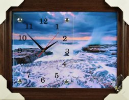 30х40 449 - Часы-картины настенные в багете Успех, [01084661]