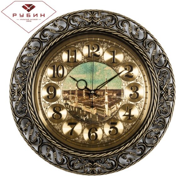 4051-112 (в кор.5шт.) - Часы настенные круг с узор [01085500]