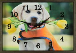 25х35 H150 - Часы настенные Успех в деревянной рам [01086841]