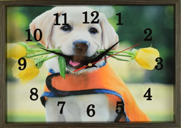 25х35 H150 - Часы настенные Успех в деревянной рам [01086841]