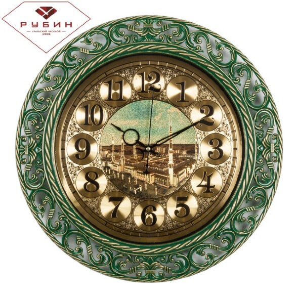 4051-113 (в кор.5шт.) - Часы настенные круг с узор [01085501]