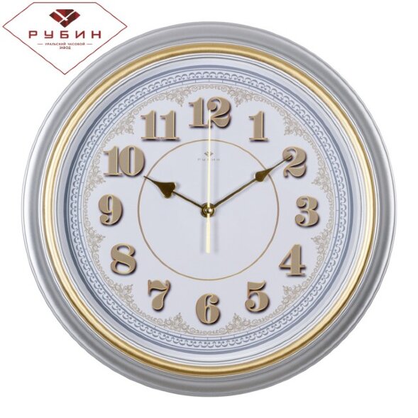 3527-139 (в кор.10шт.) - Часы настенные круг., рам [01084622]