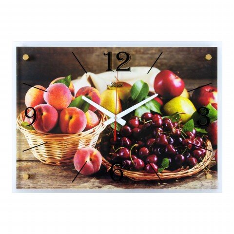 4056-1190 (в кор.5шт.) - Часы настенные&amp;quot;Фрукты&amp;quot;21 [01073555]