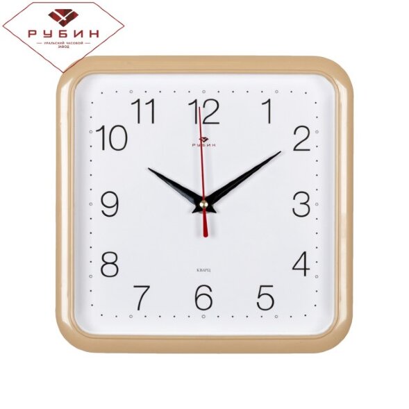 2223-318BG (в кор.5шт.) - Часы настенные квадратны [01086952]