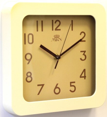 1002-CT квадр.бел. MIRRON (в кор.12шт.) - Часы нас [01073661]