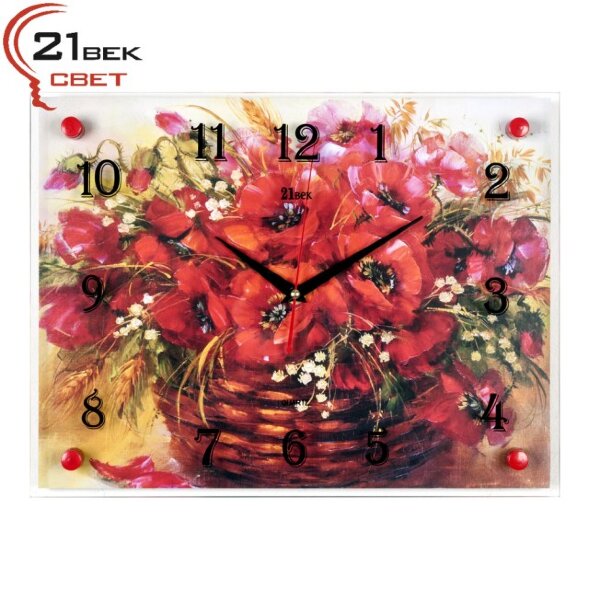 3040-481 (в кор.10шт.) - Часы настенные квадрат.&amp;quot;М [01084602]