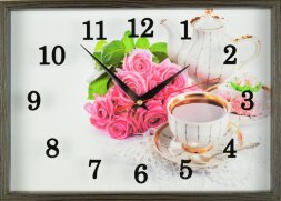 25х35 H315 - Часы настенные Успех в деревянной рам [01086852]