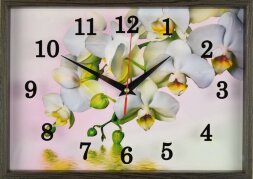 25х35 H317 - Часы настенные Успех в деревянной рам [01086840]