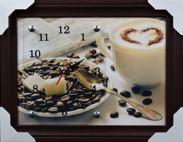 30х40 598 - Часы-картины настенные в багете Успех, [01078670]